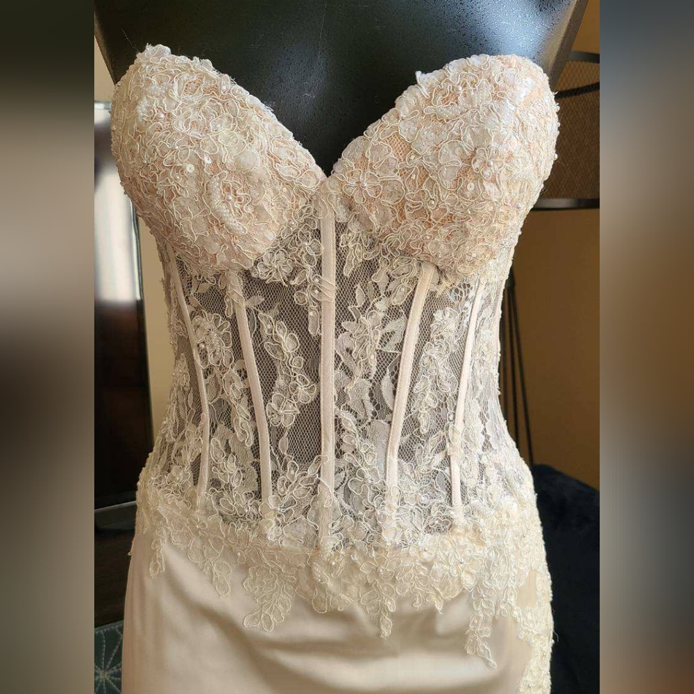 NEW Sherri Hill wedding dress 54185 - Picture 3 of 9